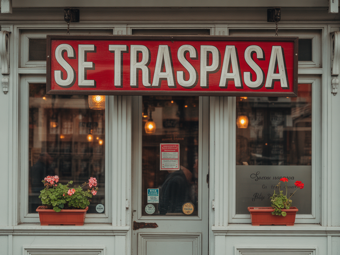 Un restaurante en traspaso.