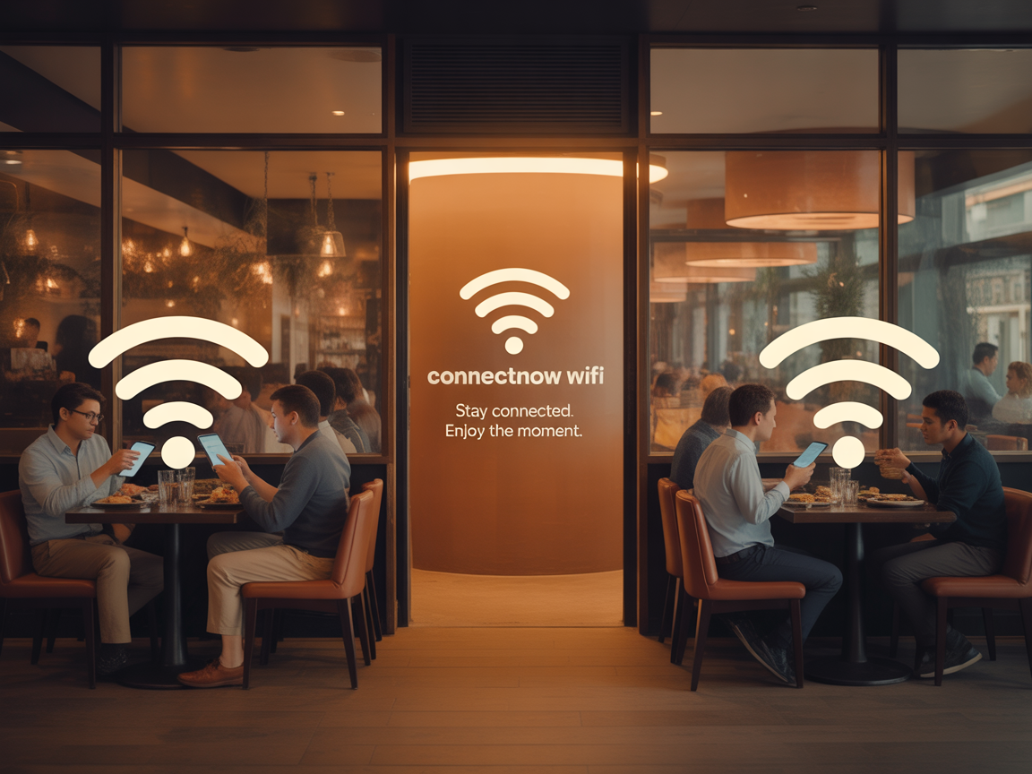 Una red wifi da cobertura a un restaurante